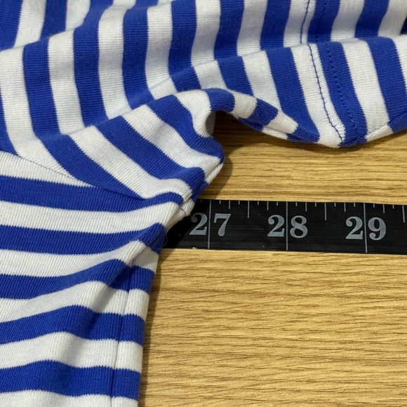 Duluth Trading womens Longtail T Shirt Blue Stripe Ladybug Embroidered 2X NWOT - Picture 6 of 10